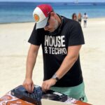 ralph on the beach in zanzi